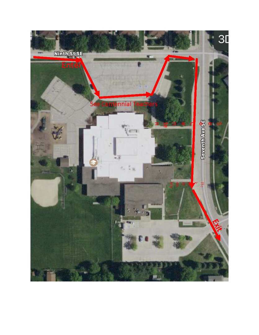 Driving Map Senior Breakfast