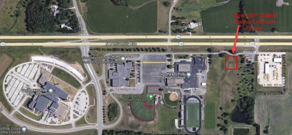 Skilled Trades Extension Center Google Map location