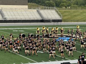 Band performs at Black and Gold Night