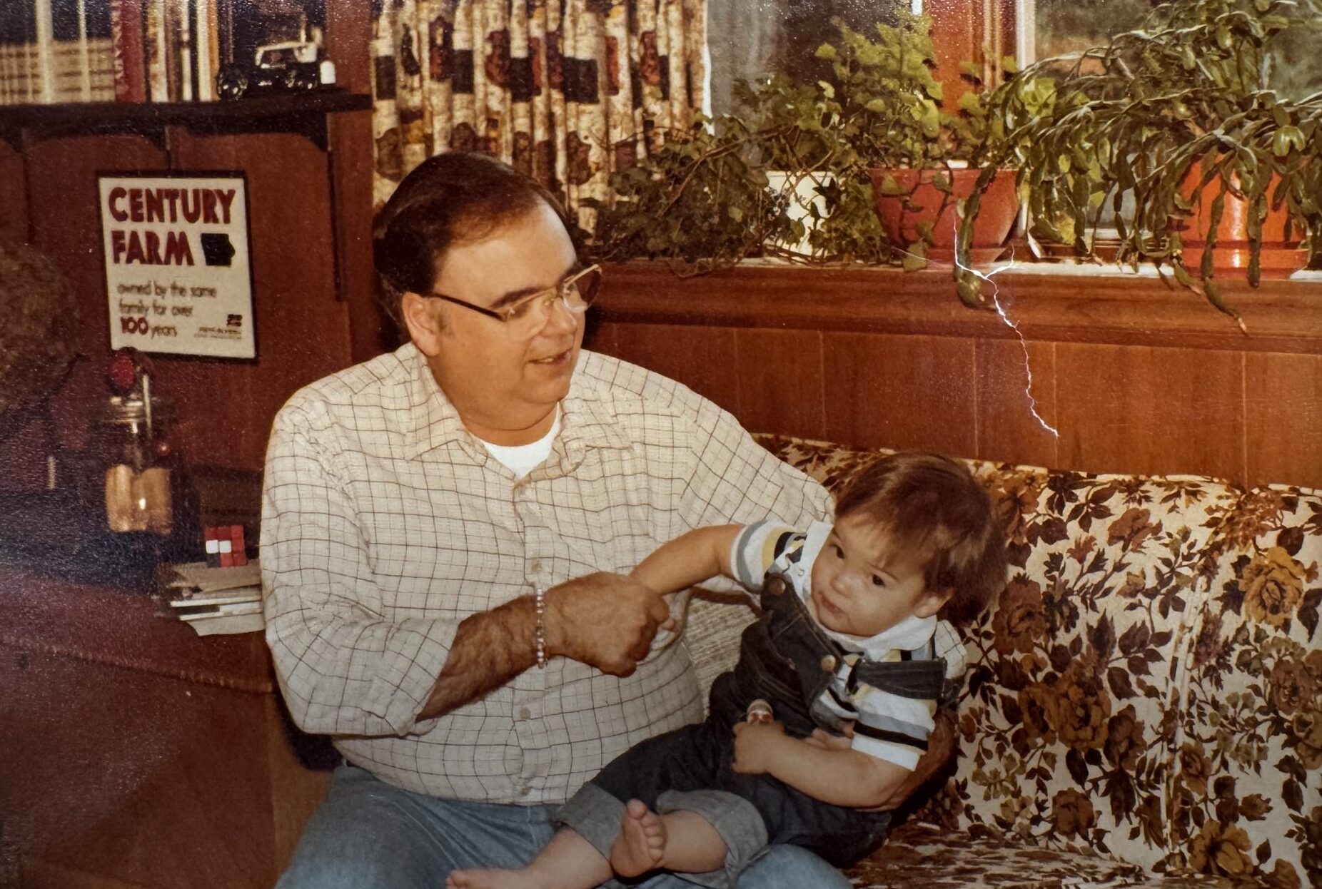 Josh griffith with his grandfather