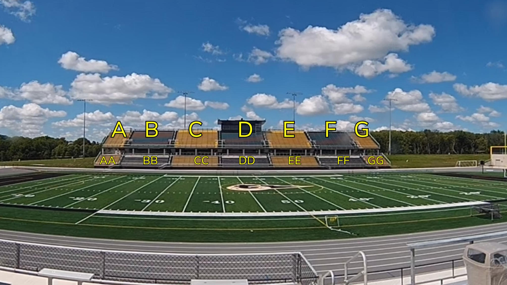 Stadium Seating Chart