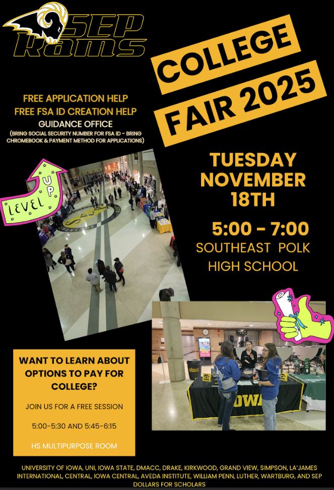 College Fair Nov. 18, 2025 College Fair Flyer