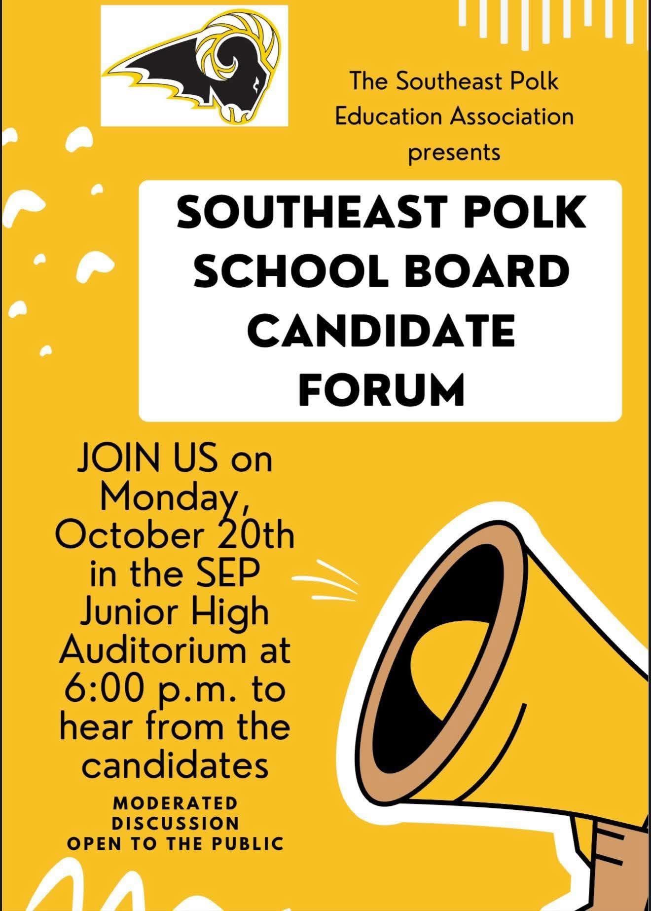 SEPEA School Board Candidate Forum