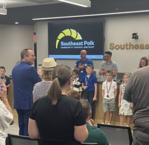 Math Stars at Board Meeting