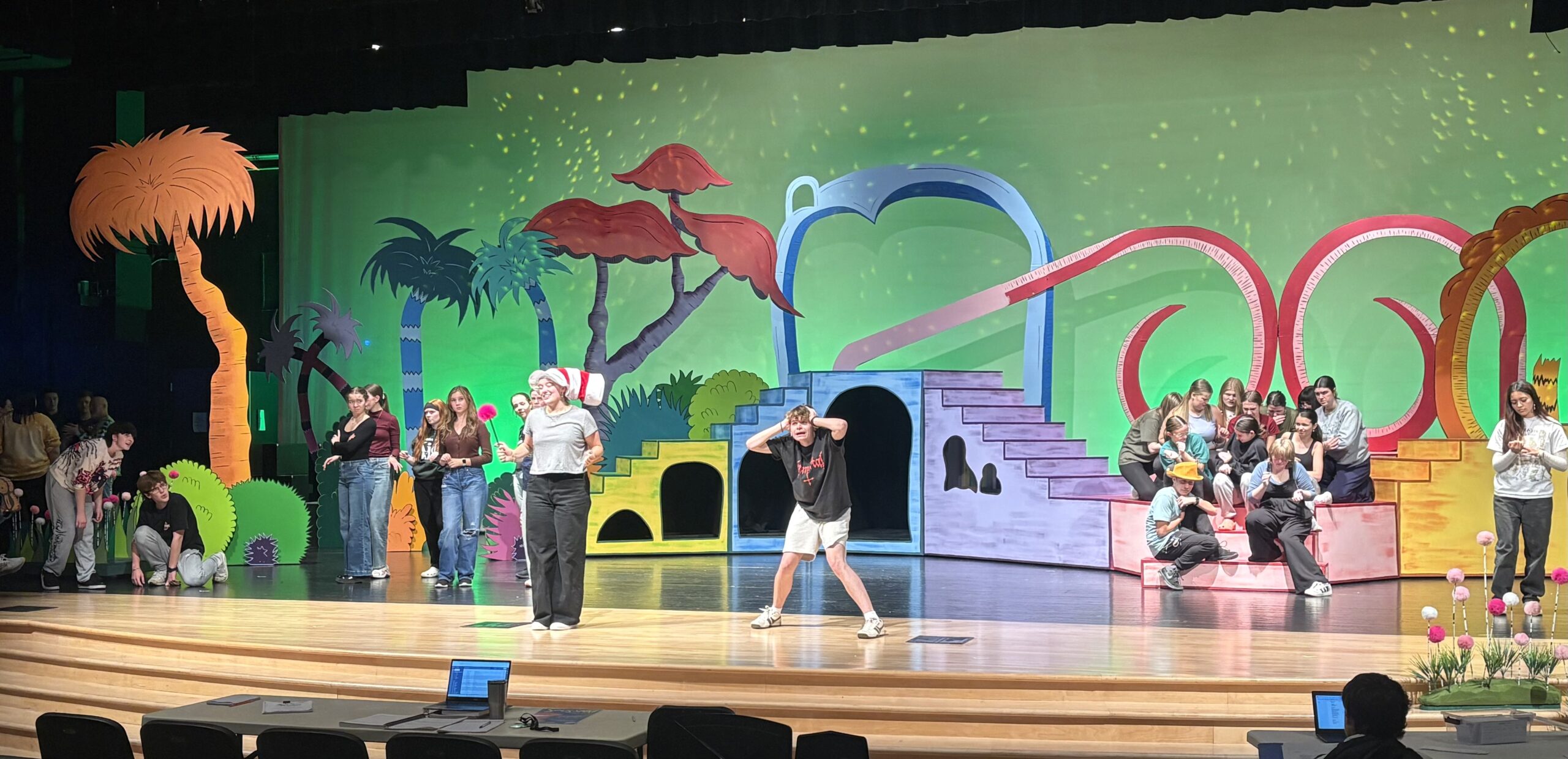 Seussical the Musical Rehearsal