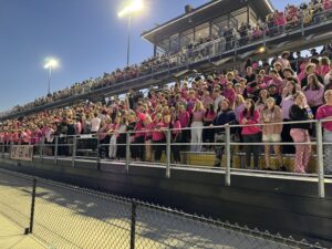 Southeast Polk student section at football game