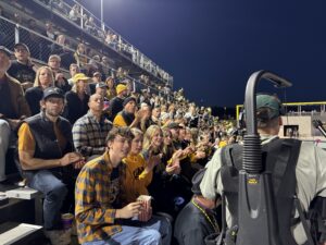 Meta film crew filming "cast"