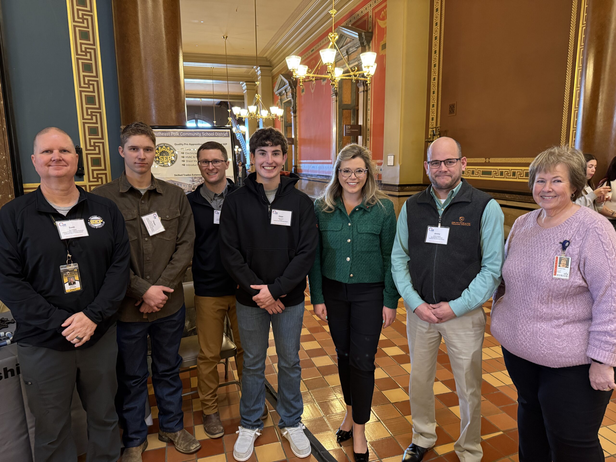 SEP Students with Director Snow at Day on the Hill 2026