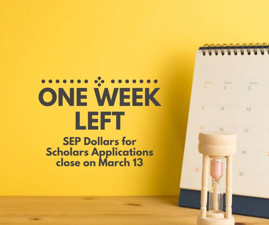 Dollars For Scholars Deadline March 13, 2026