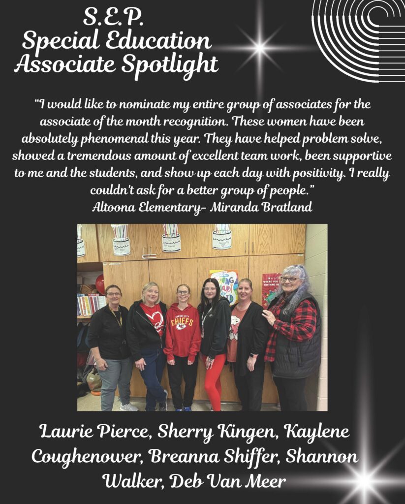 Altoona associates of the month
