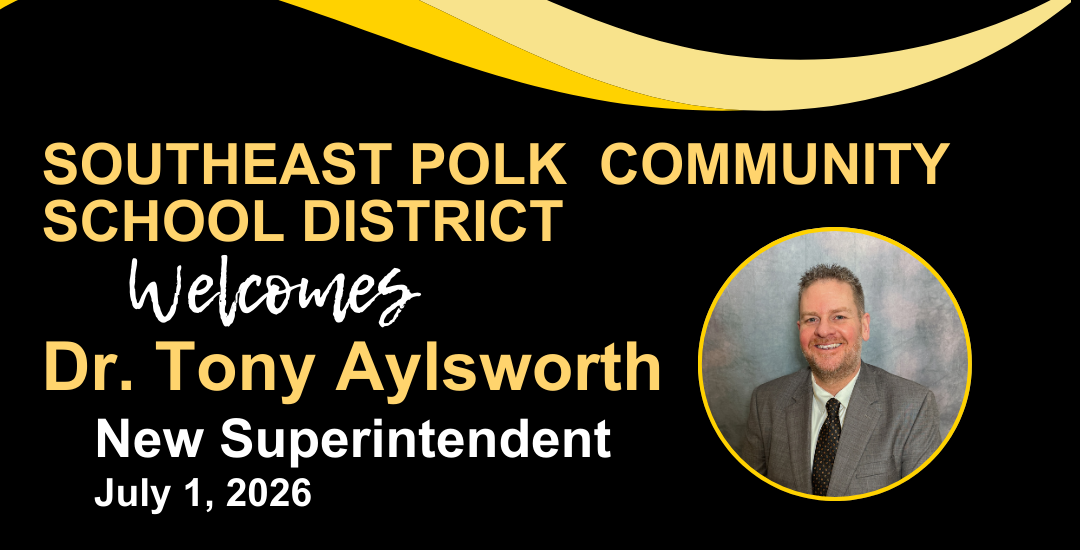 Dr. Tony Aylsworth New Superintendent Announcement