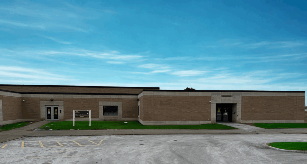 Alternative Programs Building and Sign