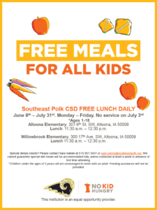 Free Meals for All Kids