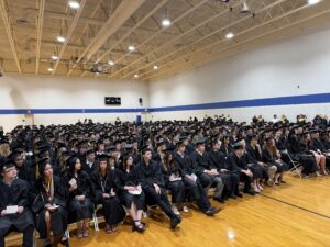 2026 Graduation Pre-Ceremony graduates patiently waiting