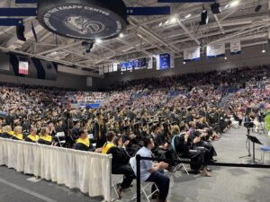 2026 Graduation Top 15% standing up