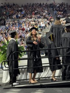 Graduates going on stage (2)