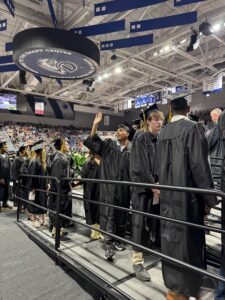 Graduates going on stage (3)