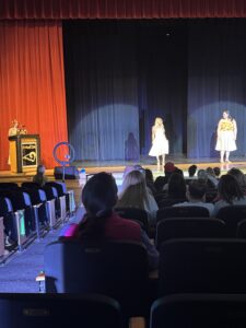 Students modeling at Fashion Show