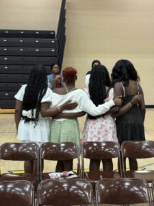 Parents taking pictures at Sophomores/Juniors at Honors Assembly