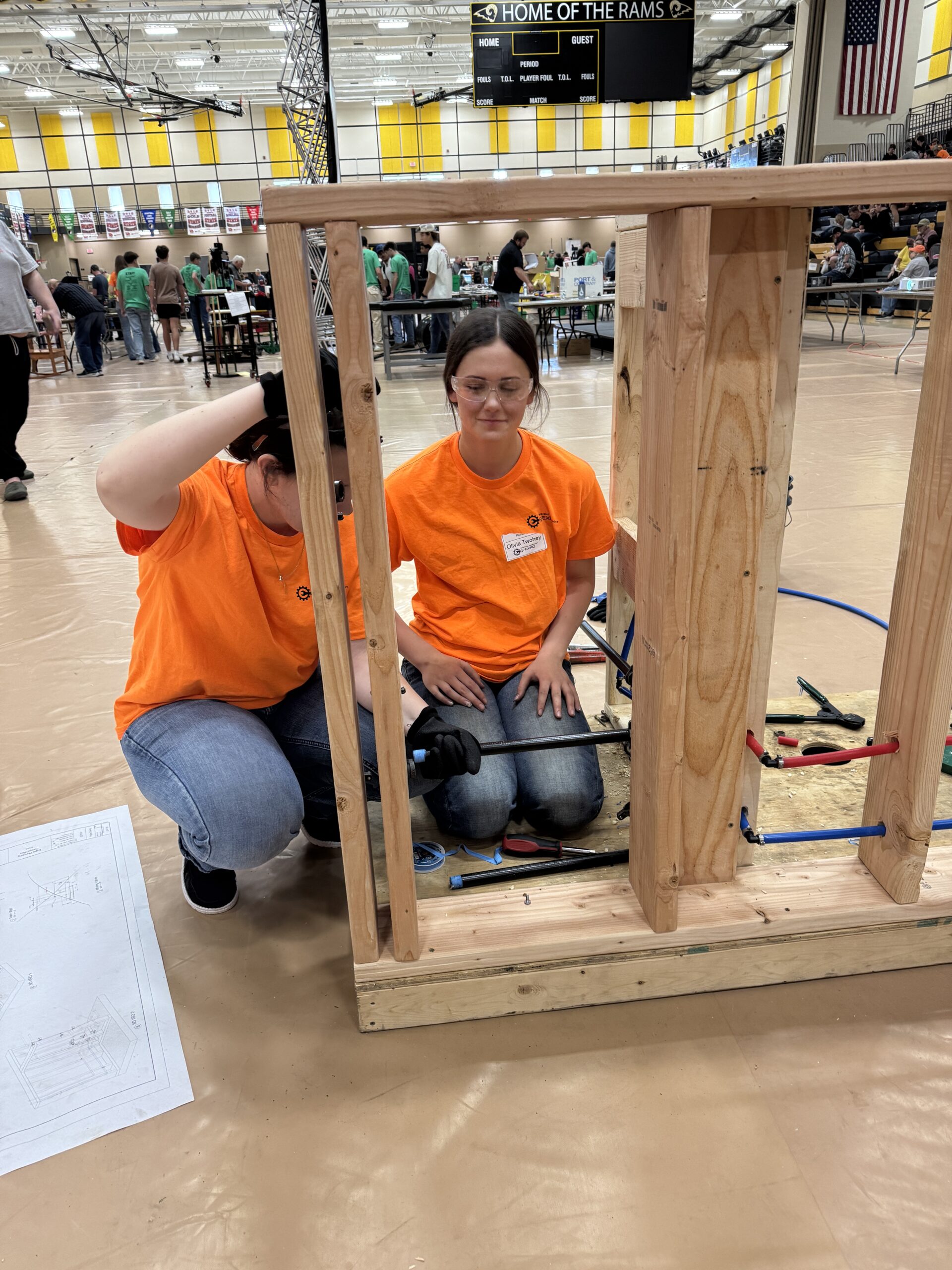 Students at Tech Expo