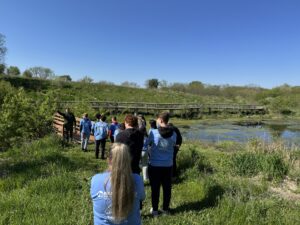 SCIP Day at Yellow Banks with directions from Park Ranger.