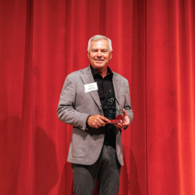 Altoona Mayor and 1985 graduate Dean O'Connor poses for a photo following his induction into the Southeast Polk Hall of Honor on Friday, Oct. 2, 2026.