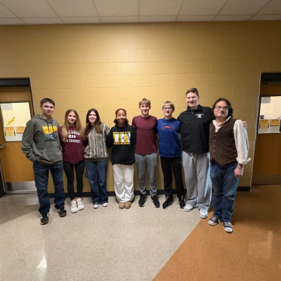 A group photo of the 2026 selections for All state band.